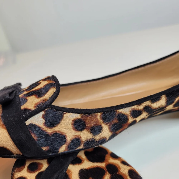 Nine West Saxiphone Pony Ballet Flats Leather Shoe Size Womens 6 - Picture 11 of 11